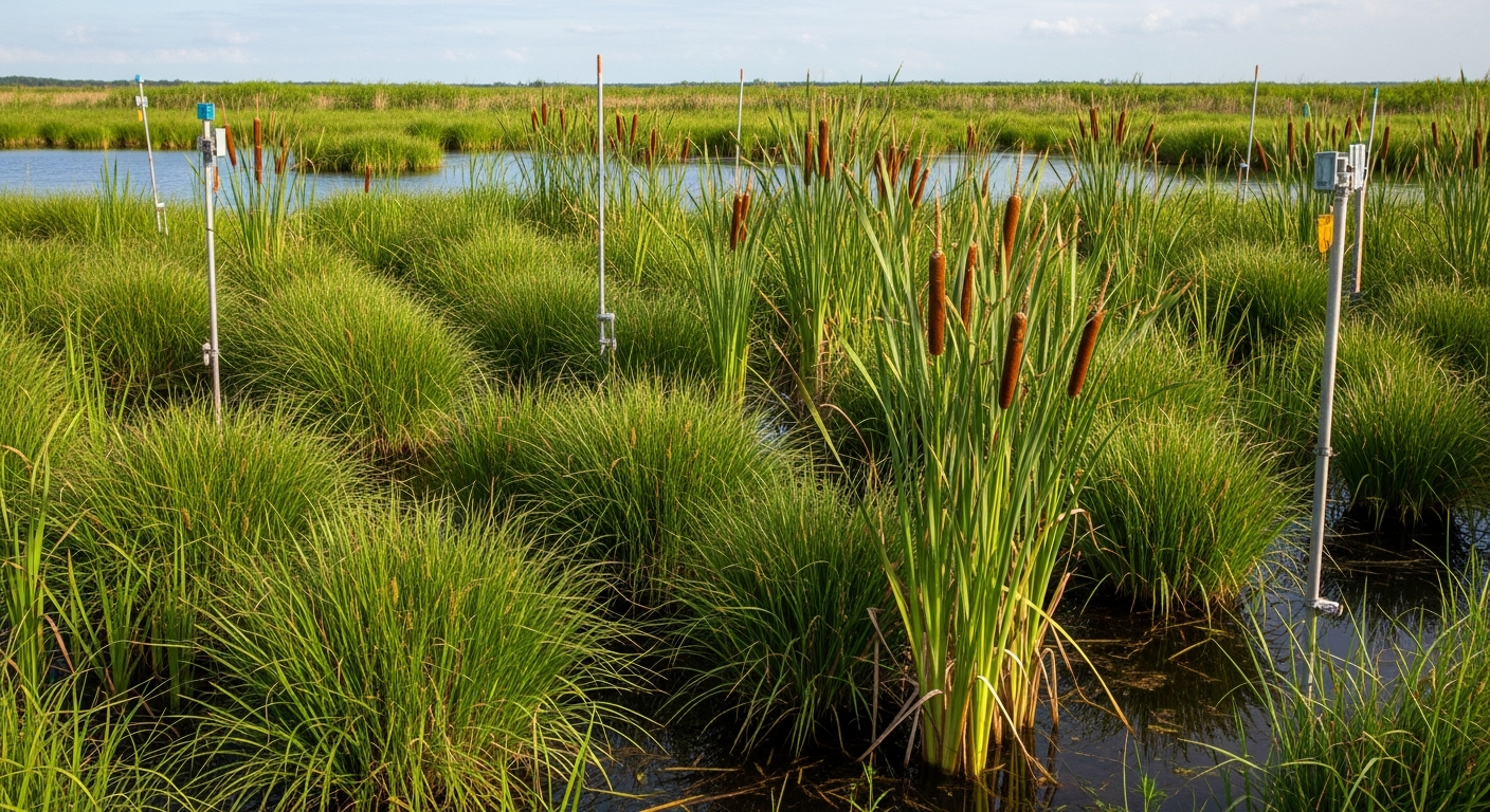 Post-removal wetland restoration one year after Ludwigia control with native plants returning