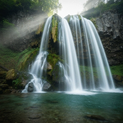 Close-up of Ludwigia peploides roots in nutrient-rich sediment