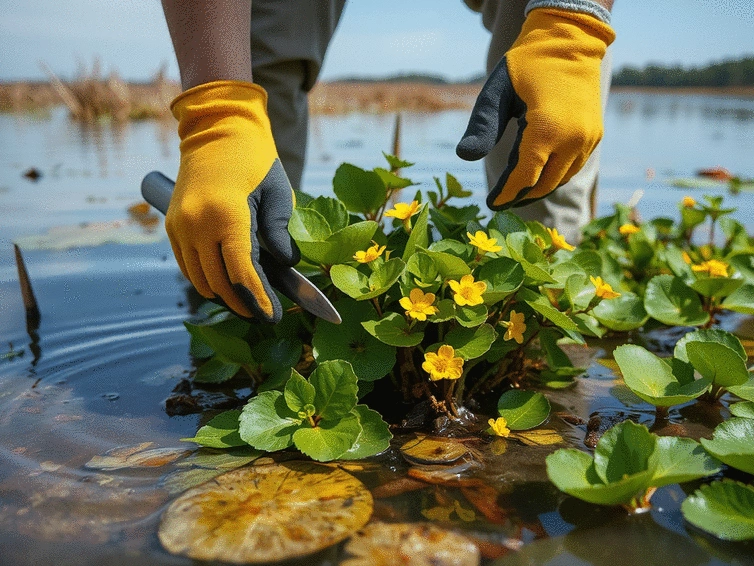 Step-by-Step Guide to Manual Removal of Creeping Water Primrose in Wetlands