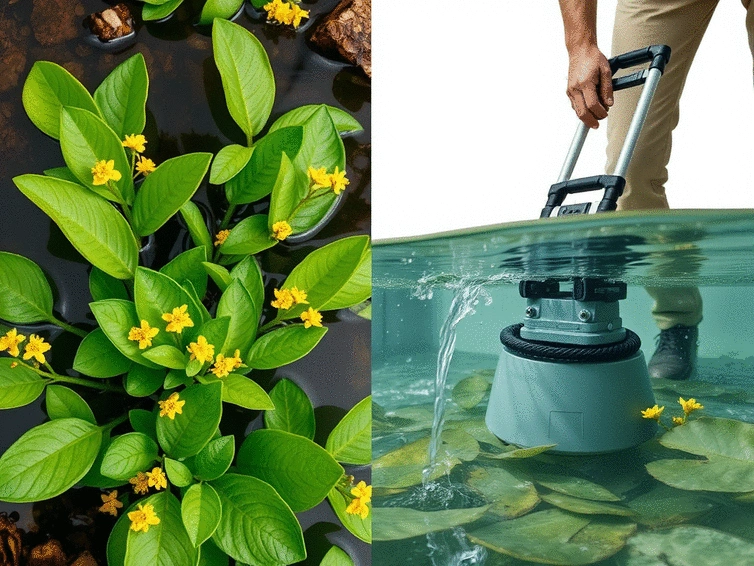 Mechanical vs. Chemical Control of Ludwigia peploides: Pros, Cons, and Best Practices